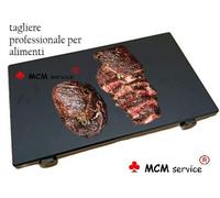 Tagliere Nero in Polietilene per uso professionale e casalingo varie misure