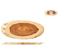 Tagliere Ovale H&H Wood In Legno Cm40X20X2