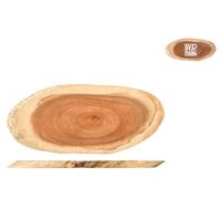 Tagliere Ovale H&H Wood In Legno Cm50X20X2