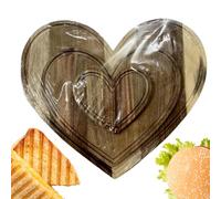 Tagliere per formaggi a forma di cuore, romantico in legno, per amici, cucina, casa, feste, picnic, campeggio, fattoria, interni ed esterni, San