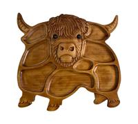 Tagliere per formaggi delle Highlands intagliato a mano, vassoio in legno rustico per antipasti e antipasti, regalo per cucina, casa e feste