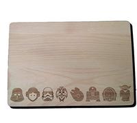 Tagliere per formaggi ispirato a Star Wars… (icone di Star Wars 35 x 24 x 1,5 cm)