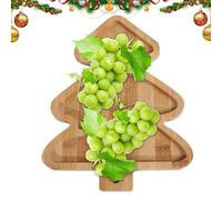 Tagliere per formaggi, vassoio natalizio in legno, vassoio rustico per servire, feste, cucina, vacanze, cibo, sushi, biscotti, pane, frutta