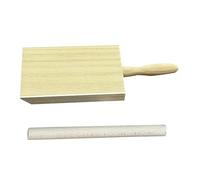 Tagliere Per gnocche - paleta Con Texture In Legno Di Faggio Naturale, Tagliere Per Pasta Artigianale Rigato, Manico Antiscivolo Forma gnocche | Utensili da cucina tradizionali italiani per la p