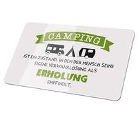 Tagliere per la colazione con scritta in campeggio, serie saggezza, tagliere con testo, regali per camper