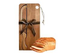 Tagliere per pane in acciaio a forma di , set di taglieri per pane in legno, per mancini e destrorsi, bagel, baguette francese, casa, cucina, ristorante, appartamento