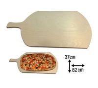 Tagliere Per Pizza a Metro Teglia Vassoio Legno Rettangolare Con Manico 82x37cm