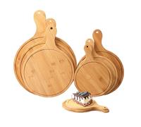 Tagliere per pizza in legno con manici per pizza fatta in casa