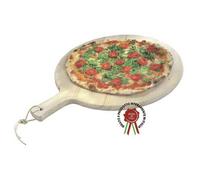 Tagliere Per Pizza In Legno Massello Di Abete Rotondo 34 Cm Made In Italy