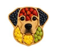 Tagliere per salumi a forma di cane - Simpatico piatto da portata per formaggio e carne, tagliere decorativo in legno, regalo per gli amanti dei cani, ideale per feste, snack e decorazioni per la casa