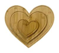 Tagliere per salumi a forma di cuore, in legno, rustico per decorazione della cucina, per picnic, campeggio, casa, cucina, fattoria, matrimonio
