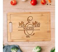 Tagliere personalizzato, regalo personalizzato per matrimoni, anniversari o inaugurazione della casa, salumi incisi, per sposi e coppie