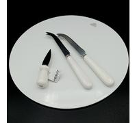 Tagliere Piatto Formaggi con Coltelli Porcellana Cucina Hervit 81861
