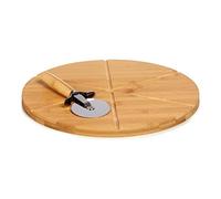 Tagliere Pizza Bambù Naturale (Ø 35 Cm)