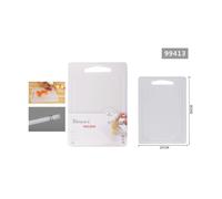 TAGLIERE PLASTICA CON CANALE SCANALATURA 35X25X0.5CM FRUTTA VERDURE CUCINA 99413