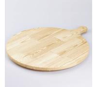 Tagliere polenta in legno di abete marrone chiaro - diametro 50 cm