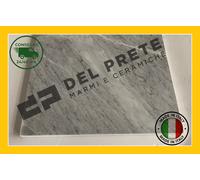 TAGLIERE PROFESSIONALE IN MARMO BIANCO PIANO PER IMPASTARE 2CM LEGNO POLITILENE