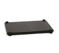 Tagliere Professionale in Polietilene HD Nero per Bar, Tagliere Rettangolare 30x20x1,5 cm con Piedini Antiscivolo Made in Italy, Conforme Normative H.A.C.C.P, Facile da Pulire - BISETTI