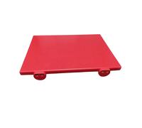 Tagliere Professionale in Polietilene ROSSO CM 50x40x2 cm Certificato HACCP