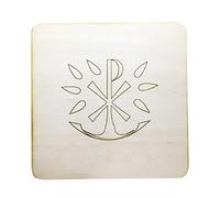 Tagliere quadrato in legno per la messa della cattolica sacra tazza S coperchio utensili reliquie decorazione domestica tagliere in legno decorativo cucina in legno con incisione
