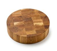 Tagliere rotondo in legno massello di quercia fi20 END GRAIN