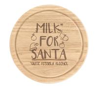 Tagliere Rotondo Per Formaggio Divertente Per Babbo Natale