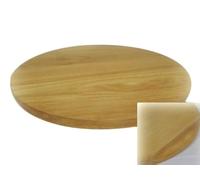 Tagliere rotondo per pizza, piatto da portata in legno massiccio, 30 cm
