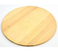 Tagliere rotondo per pizza, piatto da portata in legno massiccio, per tagliare e servire la pizza, da 45 cm