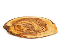 TAGLIERE rustico senza manico grande in legno d'olivo