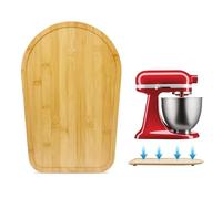 Tagliere scorrevole in bambù per Kitchen Aid Artisan 4,5-5 Qt (4,3 l - 4,8 l), base scorrevole per robot da cucina Kitchenaid, accessorio per Kitchen Aid 5K45SS 5KSM175PS 5KSM125