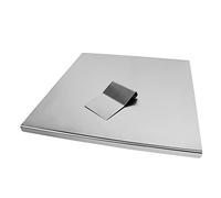 Tagliere/Spianatoia con tarocco/spatola in Acciaio Inox Varie Misure per Cucina per Bar per Ristorante (PERSONALIZZA)