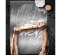 Tagliere Spianatoia per Alimenti GRANDE Dimensione 100x55 cm In acciaio INOX Alimentare Peso kg 9,7, con piedini antiscivolo colore cromo cromo