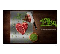 Tagliere Spianatoia per Alimenti PICCOLA Dimensione 40x55 cm In acciaio INOX Alimentare Peso 3,8 kg con piedini antiscivolo colore cromo cromo