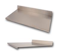 Tagliere Spianatoia per Alimenti Professionale con Alzatina 100x50 AISI 304