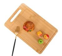 Taglieri di legno - Bamboo Spesso doppio lato | Sud di servizi robusti | Tagliere verticale per cucina | Tagliare piatti per carne e verdure