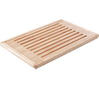 HENDI Tagliere per pane, con griglia rimovibile e vassoio raccoglibriciole, tagliere da cucina, 475x322x(H)20mm, legno di gomma