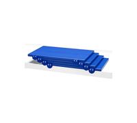 Taglieri EUROCEPPI Confezione 4 in Polietilene 40x30x2 cm blu con Fermi Antiscivolo