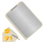 Taglieri in acciaio per, tagliere in acciaio, tagliere in metallo double face, blocco per carne, frutta, verdura, c