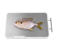 Taglieri per | Acciaio inossidabile bifacciale antiscivolo | Grande tagliere per carne - per casa appartamento ristorante campeggio carne preparazione di pesce