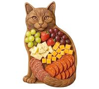 Taglieri per salumi, Divertente Vassoio per salumi a Forma di Gatto, Vassoio da Portata in Legno per Cucina, Formaggi, carni, Frutta e Pesce