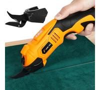 Taglierina a batteria senza fili utensili da taglio in pelle per tessuti forbici elettriche ricaricabili testa di taglio in acciaio al tungsteno