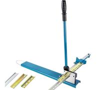 Taglierina a doppia scanalatura DIN con righello da 50 cm per taglio di guide in acciaio/alluminio, larghezza 35 mm, altezza 7,5 mm