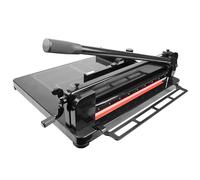 Taglierina a ghigliottina resistente con protezione di sicurezza, taglio di precisione per cartoncino e fogli di laminazione
