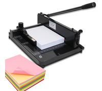 Taglierina a ghigliottina resistente, formato A3/A4, con blocco lama e morsetto automatico, ideale per ufficio, scuola, negozio di immagini e casa