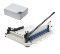 Taglierina a ghigliottina resistente, tagliacarte industriale A3 per 400 fogli, blocco di sicurezza e taglio di precisione per ufficio e uso commerciale