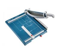 Taglierina a leva Dahle con pressino automatico blu luce 390-4 mm R000565