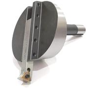 Taglierina a mosca da 4" con punta indicizzabile in carburo TNMG16 e punta...
