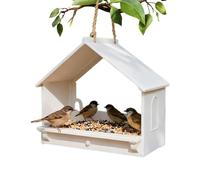 Taglierina a per finestre, gancio di alimentazione montato - alimentatore trasparente per uccelli per cortile, per finestre giardino balcone terrazza recinzione visione della natura inverno