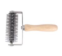 Taglierina a rullo per griglia per pizza Manico in legno in acciaio