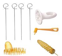 Taglierina a Spirale, Affettatrice Tornado, Torre Di Patate Cutter, Potato Twister Spiral, Taglierina Della Patata per Torre di Patate, Barbecue, Fritto, Raccolta, Festa, Campeggio, Famiglia, Cucina